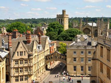 Stadtansicht Oxford - Englisch Sprachreisen für Erwachsene