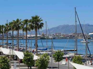 Hafenansicht - Sprachreisen nach Málaga für Erwachsene