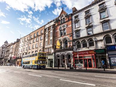 Straßenansicht Dublin, Schüler Sprachreisen nach Irland